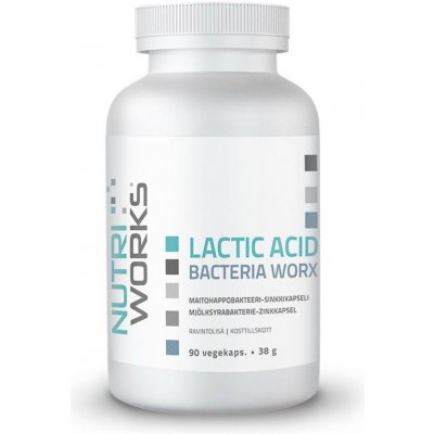 NutriWorks Lactic Acid Bacteria Worx 90 kapslí – Hledejceny.cz
