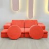 Pohovka Atelier del Sofa 2-Seat Sofa-Bed PuzzleOrange