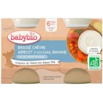 Babybio Brassé z kozího mléka meruňka banán 2 x 130 g – Zboží Mobilmania