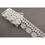 Vzdušná krajka - šedá - šířka 4 cm – Hledejceny.cz