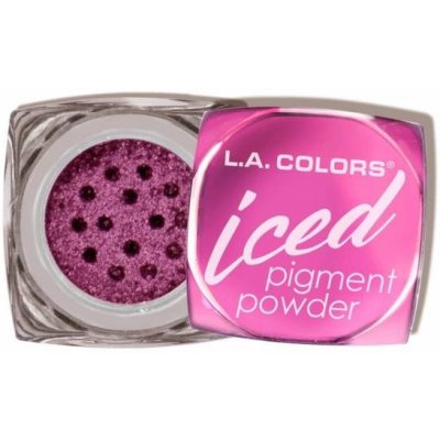 L.A. Colors Sypké oční stíny Iced Pigment CEP534 Glitzy