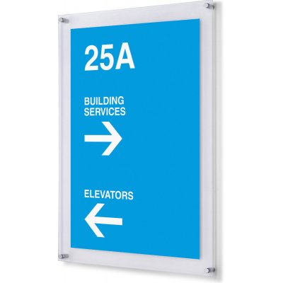 Jansen Display Plexi tabule A2 s ozdobnými šrouby FS25, 500 x 674 mm – Zboží Živě