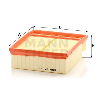 MANN FILTER Vzduchový filtr C 27 187 – Hledejceny.cz