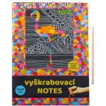 Vyškrabovací notes 10x14m 10listů – Zboží Dáma
