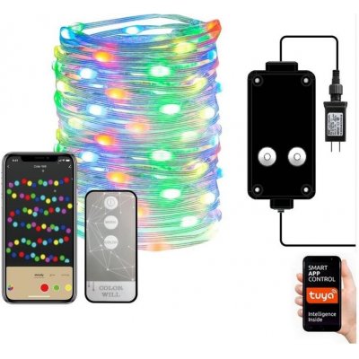 IMMAX NEO LITE SMART vánoční LED osvětlení řetěz RGB WiFi TUYA 16m – Hledejceny.cz