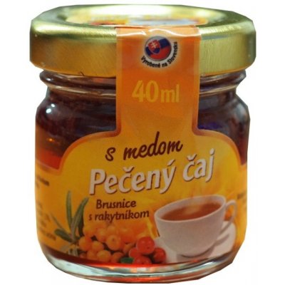 NATUR PROCUCTS Pečený čaj s medem brusinka a rakytník 40 ml