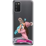 Pouzdro iSaprio - Kissing Mom - Brunette and Boy - Samsung Galaxy A03s – Hledejceny.cz