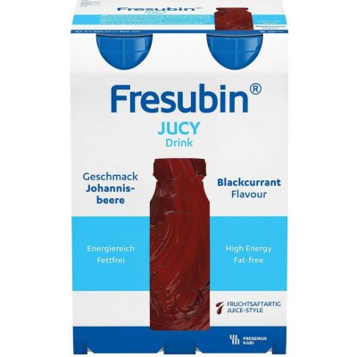 FRESUBIN JUCY DRINK PŘÍCHUŤ ČERNÝ RYBÍZ POR SOL 4X200ML – Hledejceny.cz