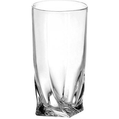 Bohemia Crystal Sklenice na nealko nápoje a vodu Quadro 2K936 0 99A44 6 x 350 ml – Zboží Mobilmania