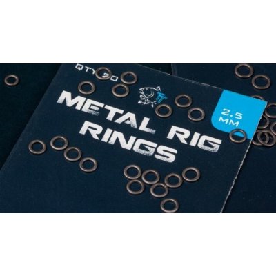 Nash Kroužek Metal Rig Rings 2,5mm 20ks