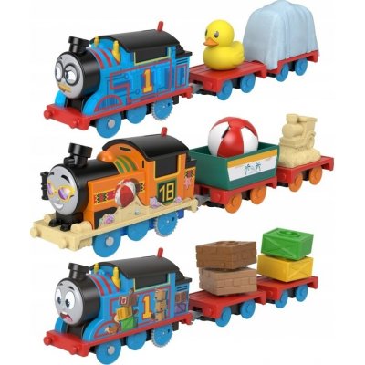 Fisher Price Motorizovaný Win Diesel závodní vlak s vozy HDY74 – Zboží Dáma