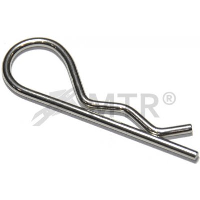 MTR Závlačka pružinová jednoduchá nerezová A2 DIN 11024 Varianta: Závlačka pružinová jednoduchá nerezová 4mm nerez A2 – Sleviste.cz