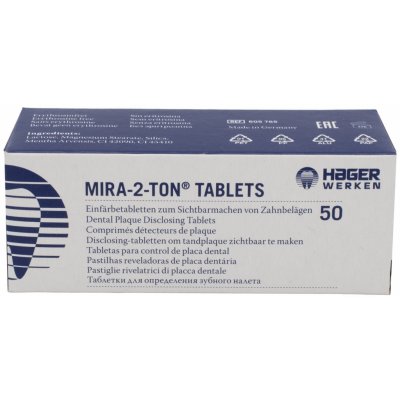MIRA-2-TON tablety na detekci plaku 50 ks – Zboží Mobilmania