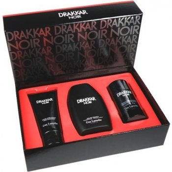 Guy Laroche Drakkar Noir EDT 100 ml + balzám po holení 100 ml + deostick 75 g dárková sada