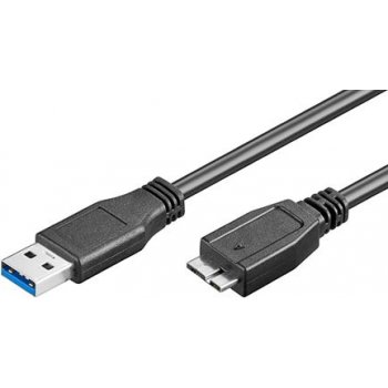 GOOBAY Kabel USB 3.0 USB A vidlice, USB B micro vidlice 0,5m černá 95734