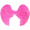 Karnevalový kostým PartyDeco Andělská křídla růžová 80cm