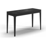 Gloster Hliníkový konzolový stolek Grid, obdélníkový 103x40x63 cm, rám hliník white, deska keramika dekor Nero – Zboží Dáma