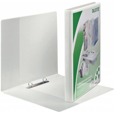 Leitz Prezentační kroužkový pořadač A4 maxi 2 kroužky 30mm bílý – Sleviste.cz