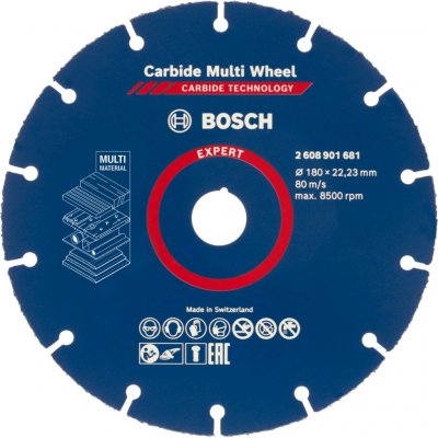 Bosch Řezací kotouč Expert Carbide Multi Wheel, pr. 180 x 22,23 mm – Zboží Dáma