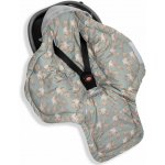 Sleepee Fusak zavinovačka deka do autosedačky Vintage Animals Sky Blue – Hledejceny.cz