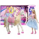 Panenky Barbie Barbie Adventure Princezna a kůň baterie