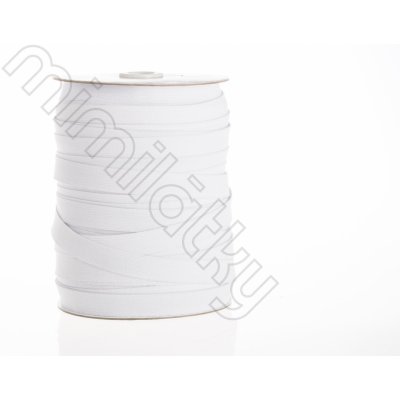Pruženka galonová bílá cívka - 20 mm/25m – Zboží Dáma