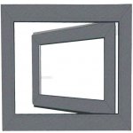 Bravo Plastové okno UNI OS1 50X50 L, bílé – Sleviste.cz
