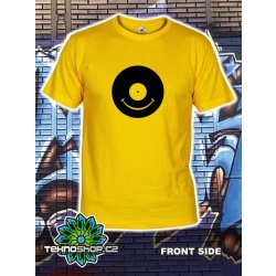 Teknoshop Vinyl Smile tekno tričko s potiskem pánské zelené