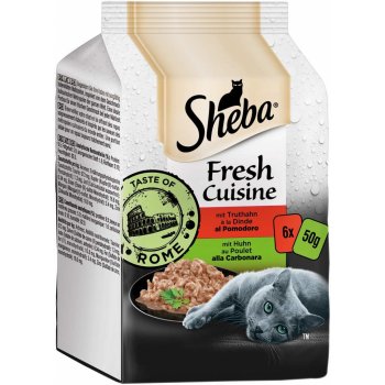 Sheba Fresh Cuisine Taste of Rome krocan a kuře 36 x 50 g