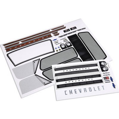 Traxxas Karoserie Chevrolet Blazer 1969–1972: samolepky – Zboží Dáma