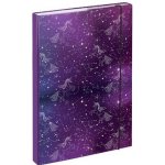 Baagl A4 Unicorn Universe A-31604 fialová – Sleviste.cz
