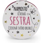 Nekupto Zrcátko dvojité Úžasná sestra 7cm – Zboží Mobilmania