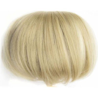 Girlshow Příčesek - drdol á la Audrey Hepburn 24H613 (melír platinově plavé a beach blond) – Zboží Mobilmania