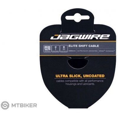 Jagwire přehazovací lanko Elite Polished Ultra-Slick Stainless 1.1x2300mm SRAM/Shimano – Zbozi.Blesk.cz