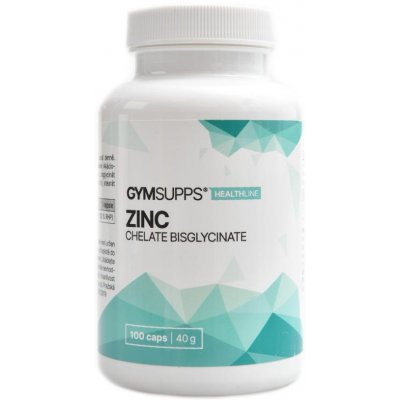 GymSupps Zinc Chelate Bisglycinate 100 kapslí – Hledejceny.cz