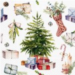 Ubrousek 33x33cm Stromeček – Zboží Dáma