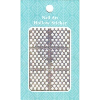 Nail Accessory Hollow Sticker šablonky na nehty 129 multibarevné kolečka 1 aršík – Zbozi.Blesk.cz