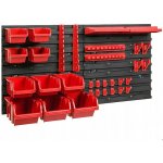 KISTENBERG závěsný panel ORDERLINE s 10-boxy na nářadí a 22-držáky na nářadí, 800x165x400mm, KOR4 – Zboží Dáma