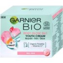 Pleťový krém Garnier Bio Rosy Glow Šípkový olej a vitamín C 3v1 denní krém 50 ml