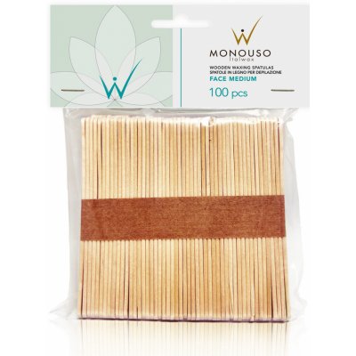 Italwax Špachtle dřevěná střední 100 ks – Zboží Mobilmania