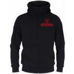 Mikina Arsenal FC černá kapuce zip – Sleviste.cz