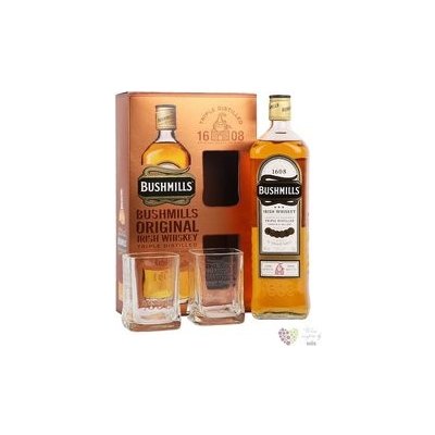 Bushmills „ Original ” 2glass pack blended Irish whiskey 40% vol. 1.00 l