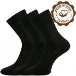 Lonka ponožky Bioban BIO bavlna 3 páry černá – Zboží Mobilmania