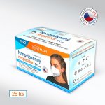 Nano M.ON antivirový nanorespirátor FFP2 Univerzální bílá 25 ks – Zboží Dáma