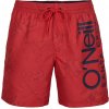 Koupací šortky, boardshorts O'Neill pánské kraťasy CALI FLORAL SHORTS 2800045-33012 červené