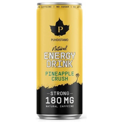 Puhdistamo Natural Energy Drink Strong Pineapple Crush 330 ml – Sleviste.cz