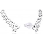 MOISS Srdíčkové podélné náušnice E0003157 – Zboží Dáma