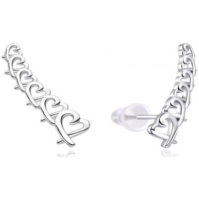 MOISS Srdíčkové podélné náušnice E0003157 – Zboží Dáma