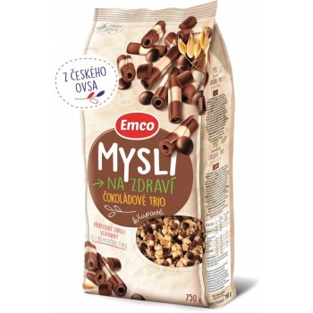 Emco Mysli Křupavé Čokoládové trio 750 g