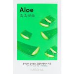 Missha Airy Fit Sheet Mask Aloe plátýnková maska s výtažkem aloe vera 19 g – Zbozi.Blesk.cz